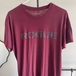 Rogue Fitness Men's Basic T-Shirt - L - Cardinal/Gray